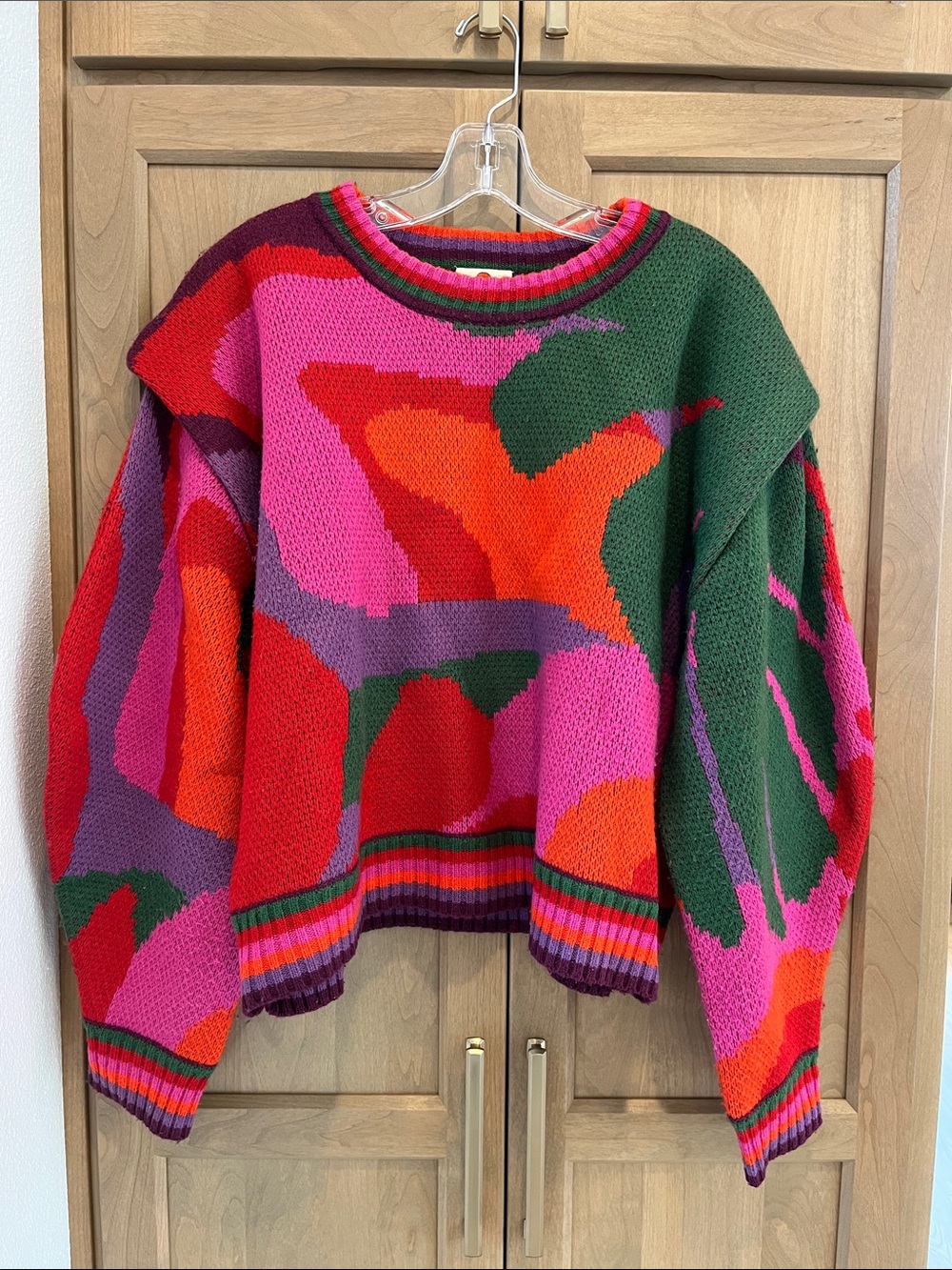 Farm Rio Boxy Shoulder Sweater